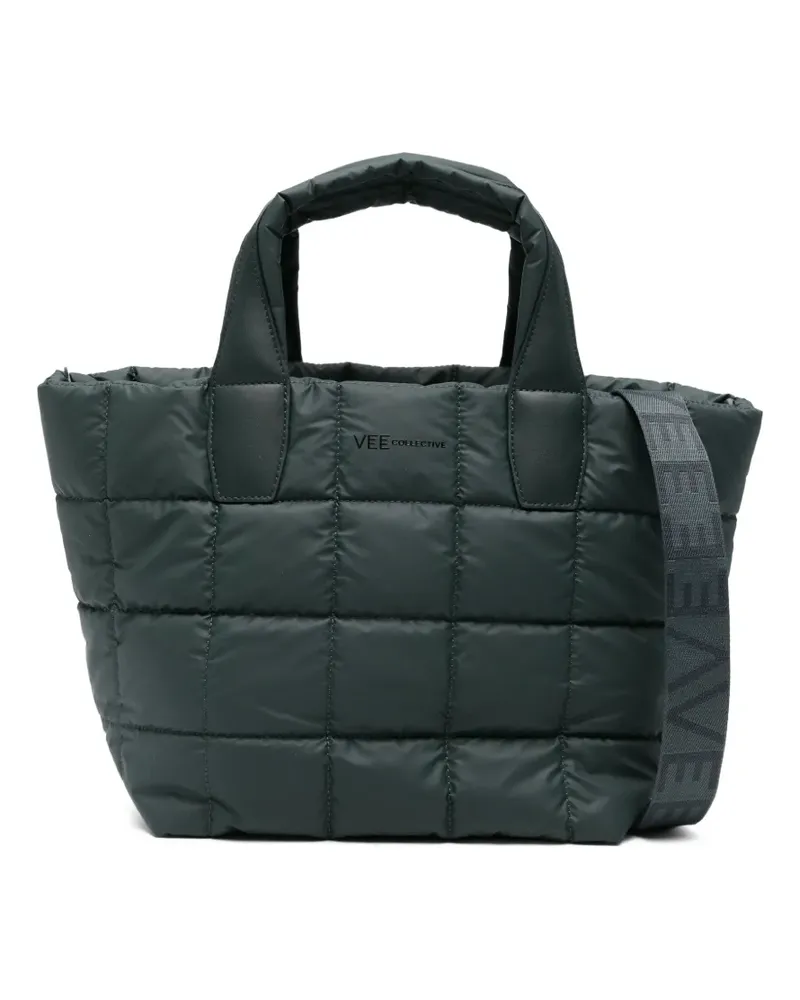 VeeCollective Gesteppter Shopper - Grün Grün
