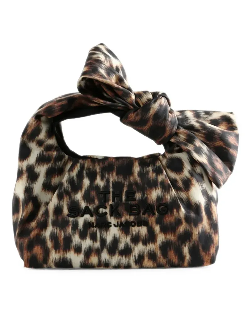 Marc Jacobs The Sack Mini-Tasche mit Leopardenprint - Braun Braun
