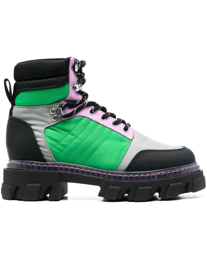 Ganni Hiking-Boots - Schwarz Schwarz