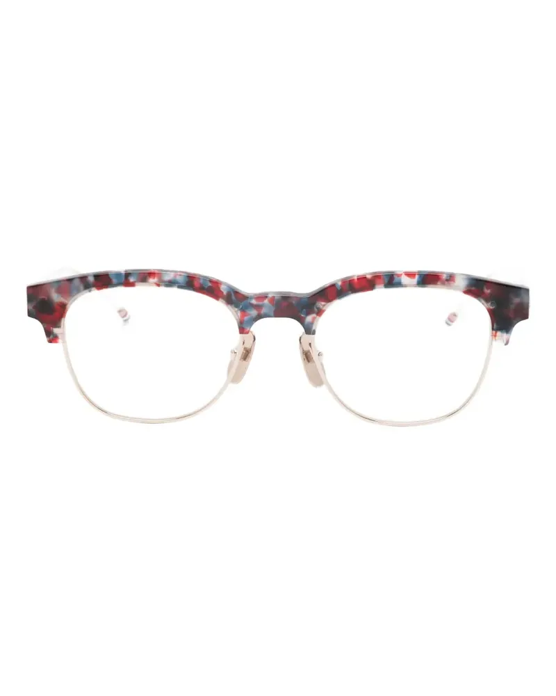 Thom Browne Brille mit rundem Gestell - Gold Gold