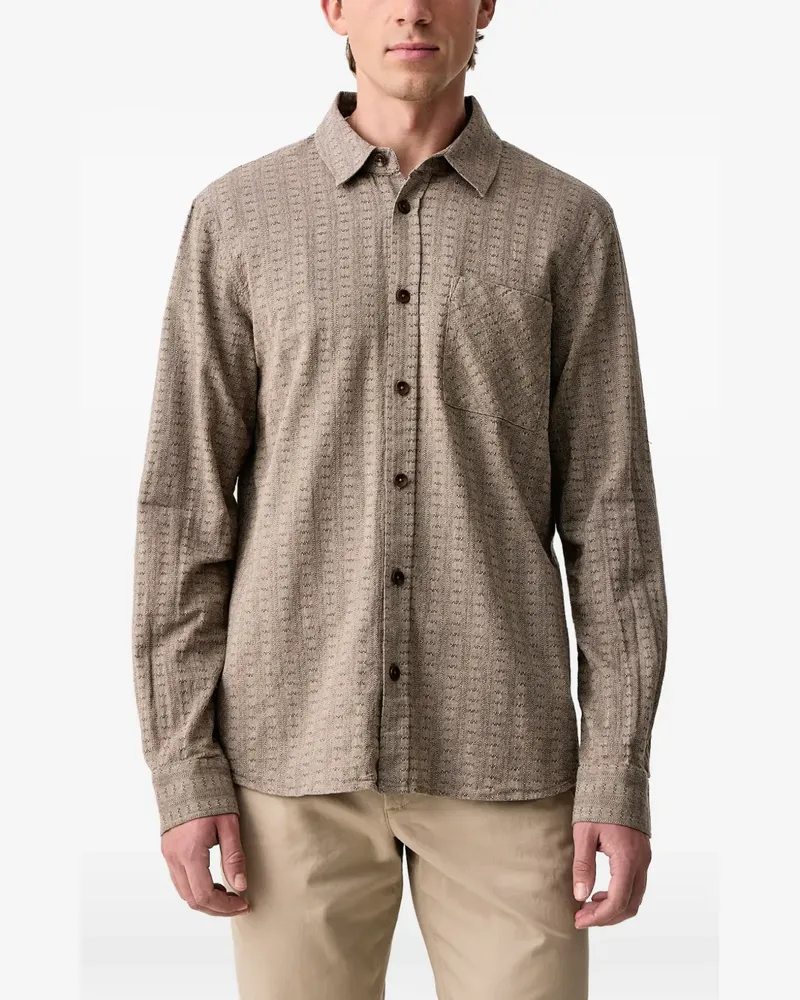 Mos Mosh Tommy long-sleeved shirt - Braun Braun
