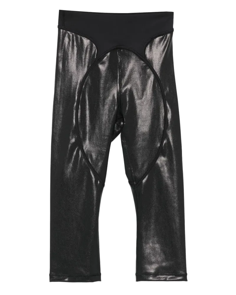 adidas Leggings mit Kontrasteinsätzen - Schwarz Schwarz