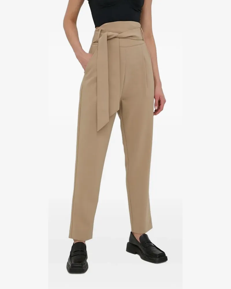 Custommade Taillenhose mit Gürtel - Nude Nude