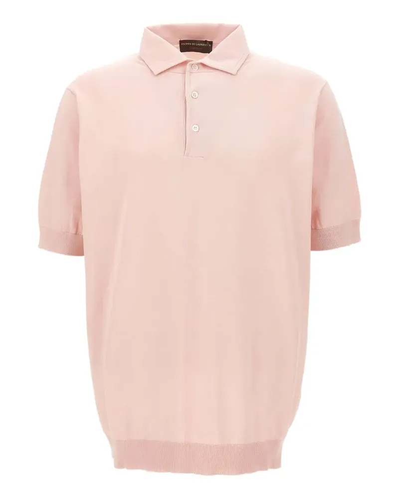 Filippo de Laurentiis Kurzärmeliges Poloshirt - Rosa Rosa