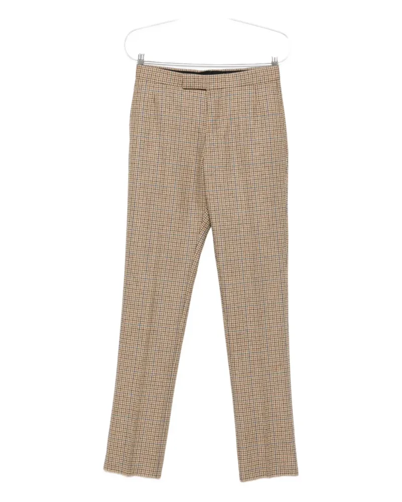 Thom Browne Karierte Straight-Leg-Hose - Nude Nude