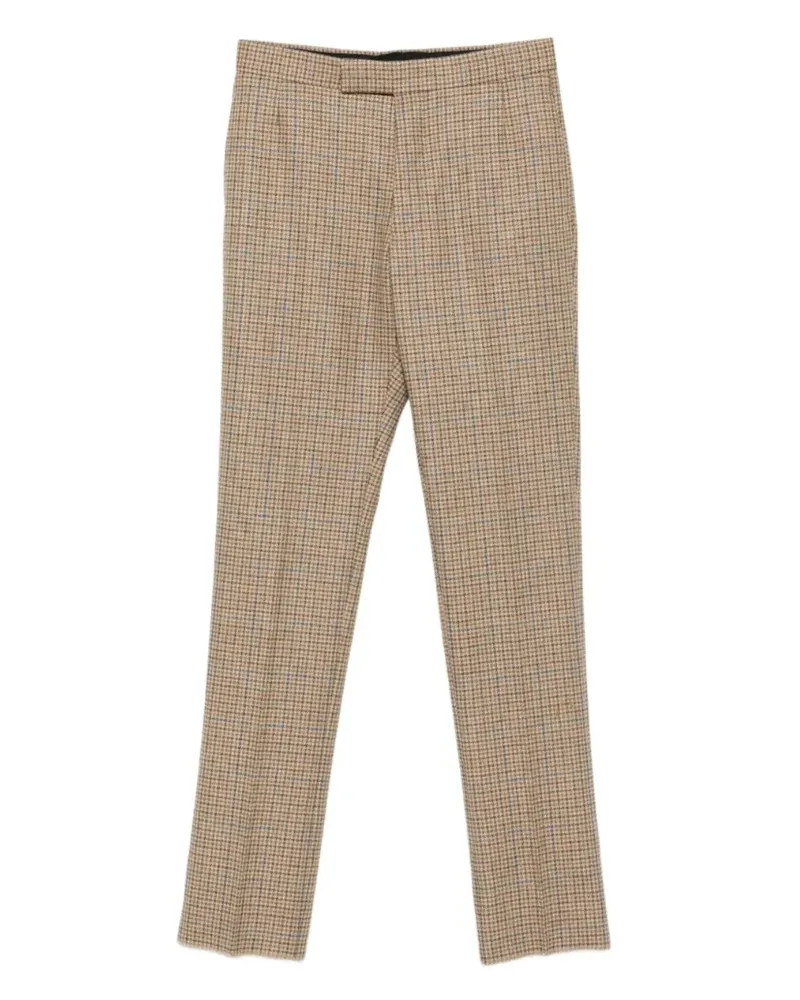 Thom Browne Karierte Straight-Leg-Hose - Nude Nude