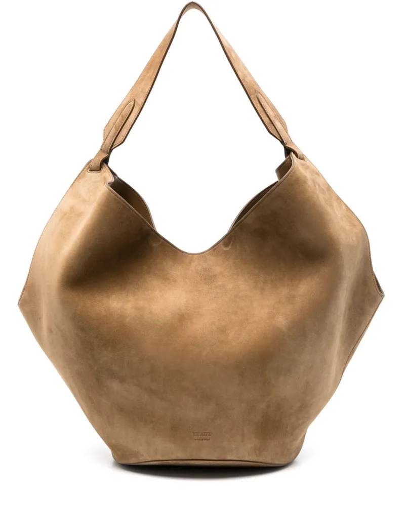 KHAITE Mittelgroße Lotus Tote Bag - Braun Braun