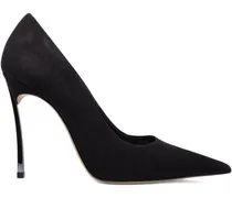 Spitze Stiletto-Pumps - Schwarz