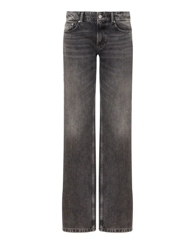 Moschino Jeans mit Logo-Patch - Grau Grau