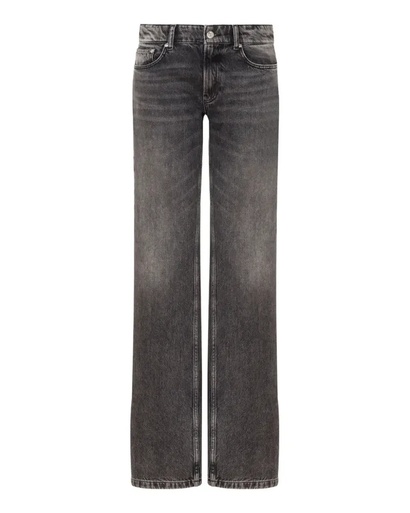 Moschino Jeans mit Logo-Patch - Grau Grau