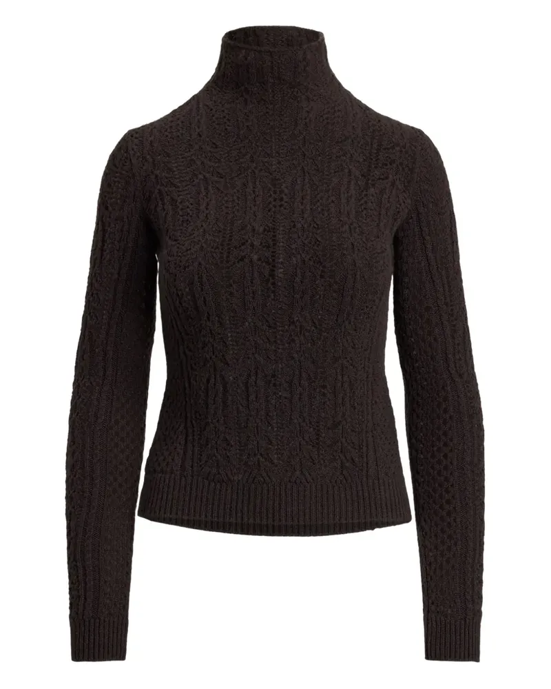 Ralph Lauren Pullover aus Pointelle-Strick - Braun Braun