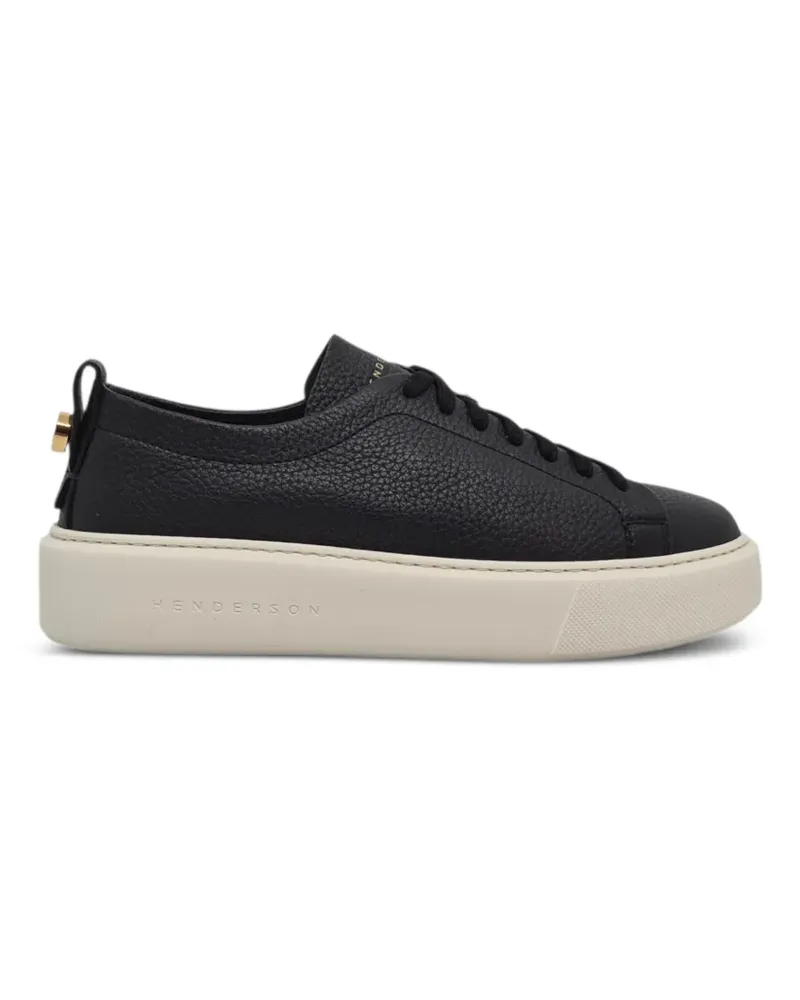 Henderson Gaia textured sneakers - Schwarz Schwarz