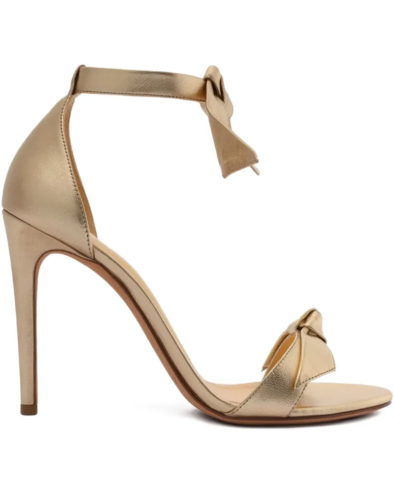 Alexandre Birman Clarita Sandalen mit Schleifendetail 100mm - Gold Gold