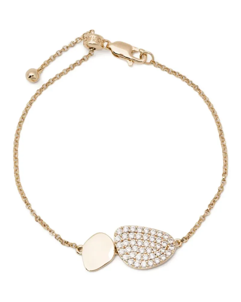 APM Monaco Verstellbares Galet Armband - Gold Gold