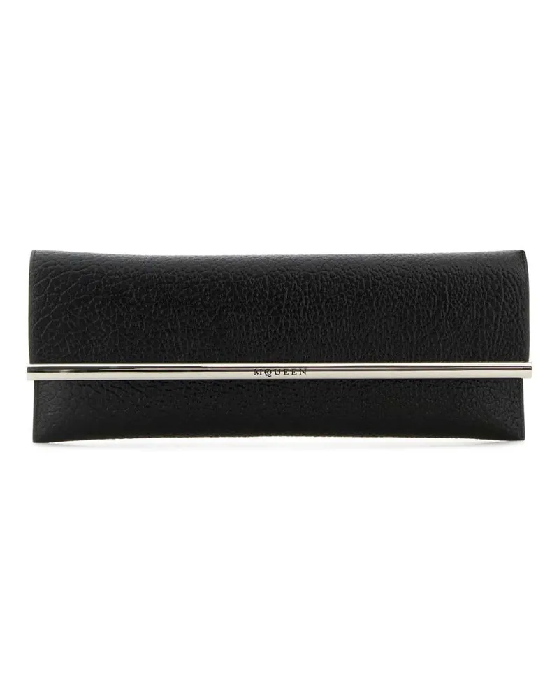 Alexander McQueen Cross B-Long Clutch - Schwarz Schwarz