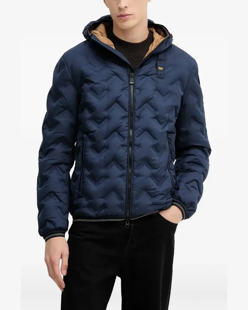 Blauer hooded quilted jacket Blau