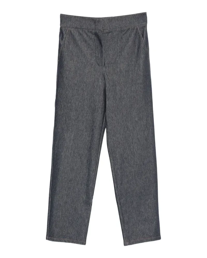 Max Mara Hose mit elastischem Bund - Blau Blau
