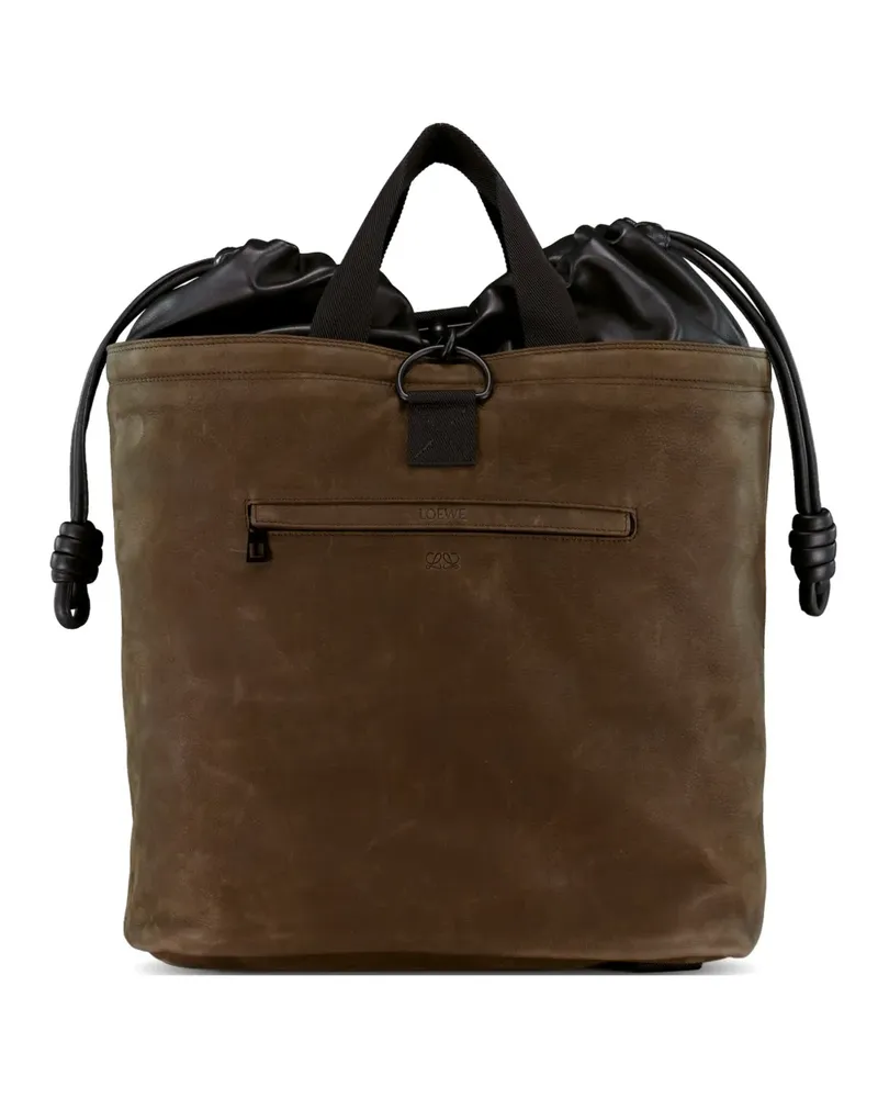 Loewe Squad Rucksack mit Kordelzug - Braun Braun