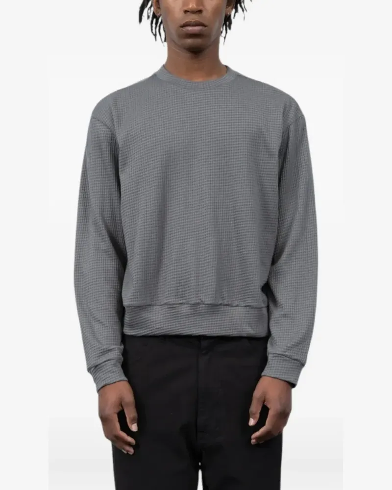 Lady White Co. 2-Ply Gauze cotton sweatshirt - Grau Grau