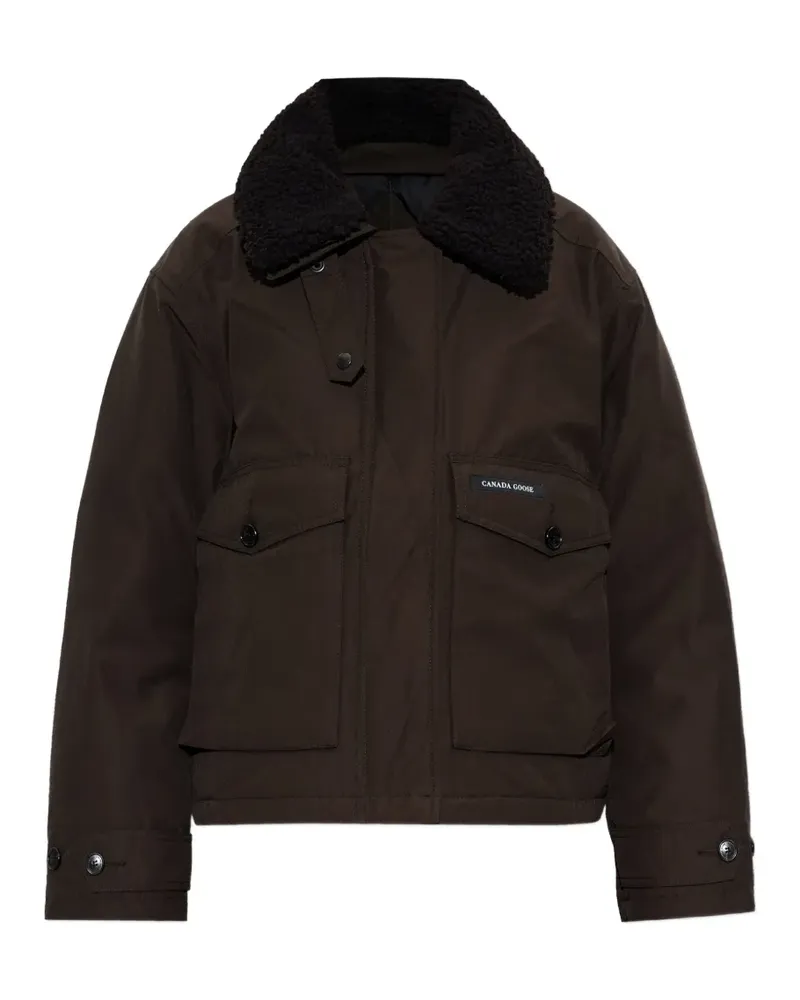 Canada Goose Scout Jacke mit Shearling-Kragen - Braun Braun