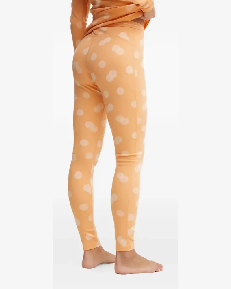 Icebreaker Gepunktete Leggings - Orange Orange