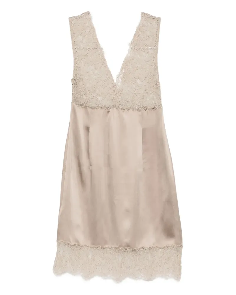 MARELLA Spitzenkleid mit V-Ausschnitt - Nude Nude