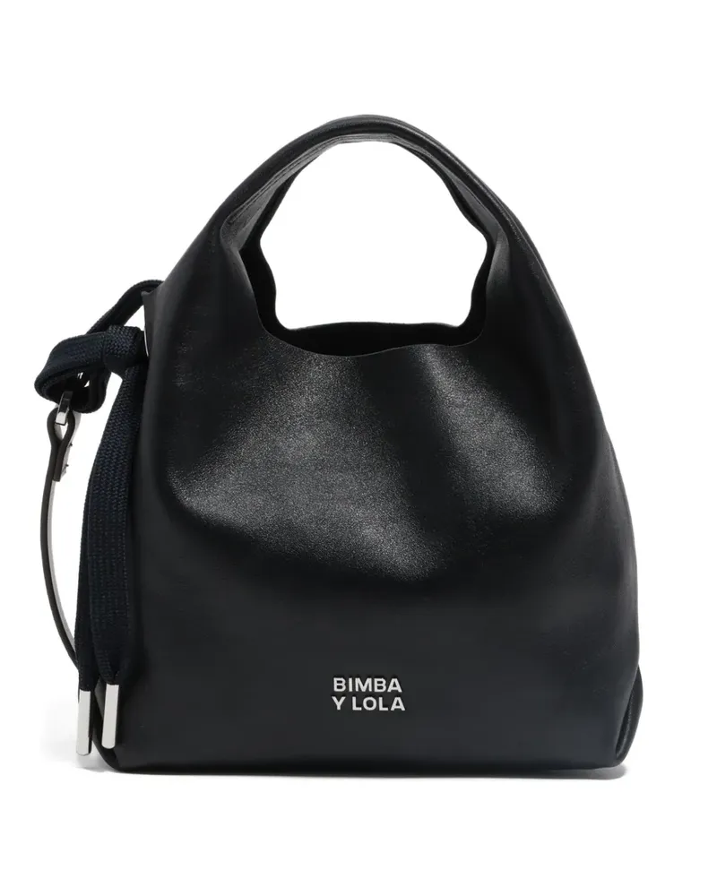 BIMBA Y LOLA Handtasche aus Leder - Schwarz Schwarz