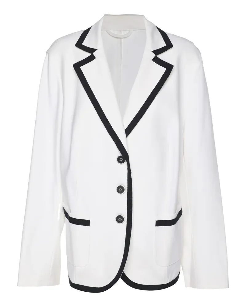 Basler Sakko mit fallendem Revers - Weiß Weiß