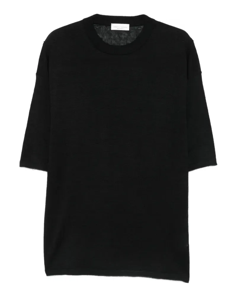 Roberto Collina short-sleeve sweater - Schwarz Schwarz