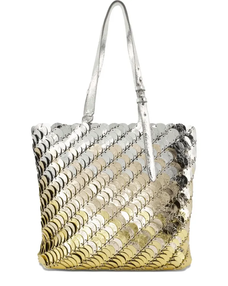 Paco Rabanne Metallic-Tote Bag aus Kettengeflecht - Gold Gold