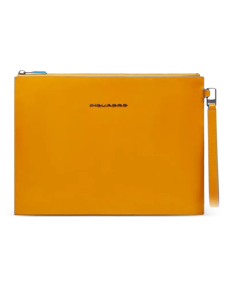 Piquadro iPad Pro clutch bag - Orange Orange