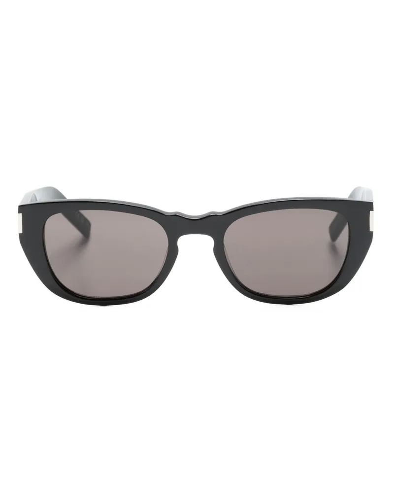 Saint Laurent Sonnenbrille mit Cat-Eye-Gestell - Schwarz Schwarz