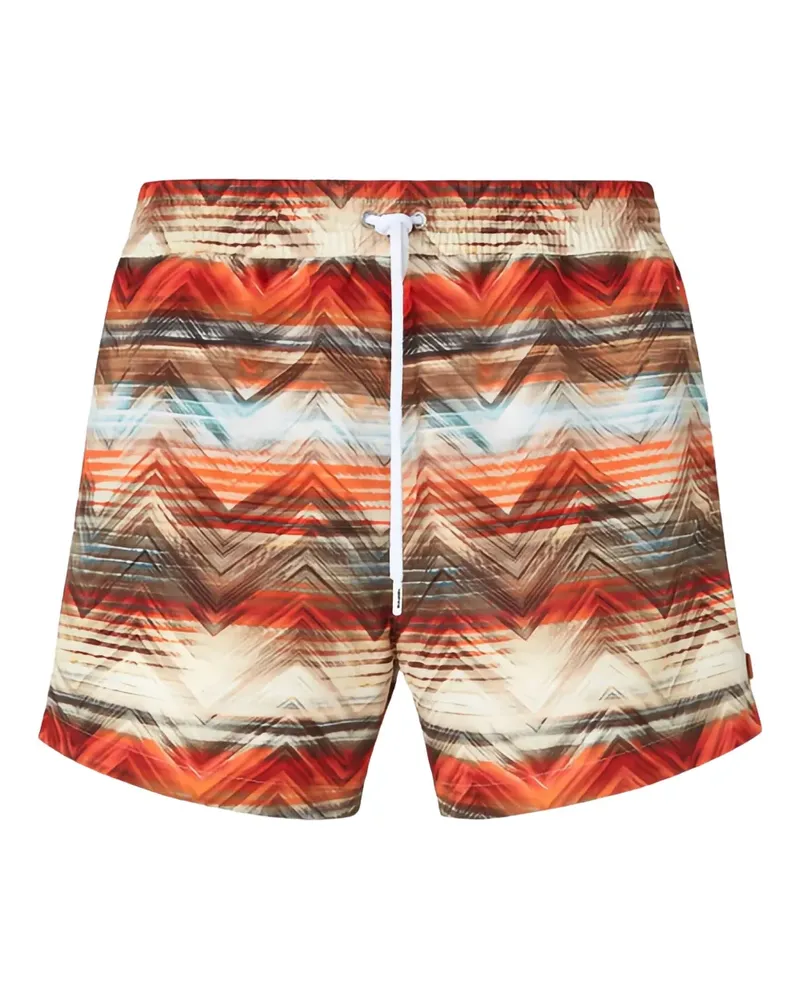 Missoni zig-zag swim trunks - Orange Orange