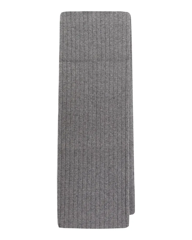 Dolce & Gabbana Gerippter Strickschal - Grau Grau
