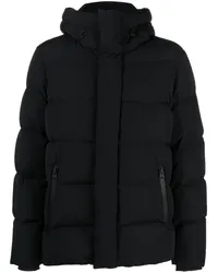 Mackage Gefütterte Jacke mit Logo-Prägung Schwarz