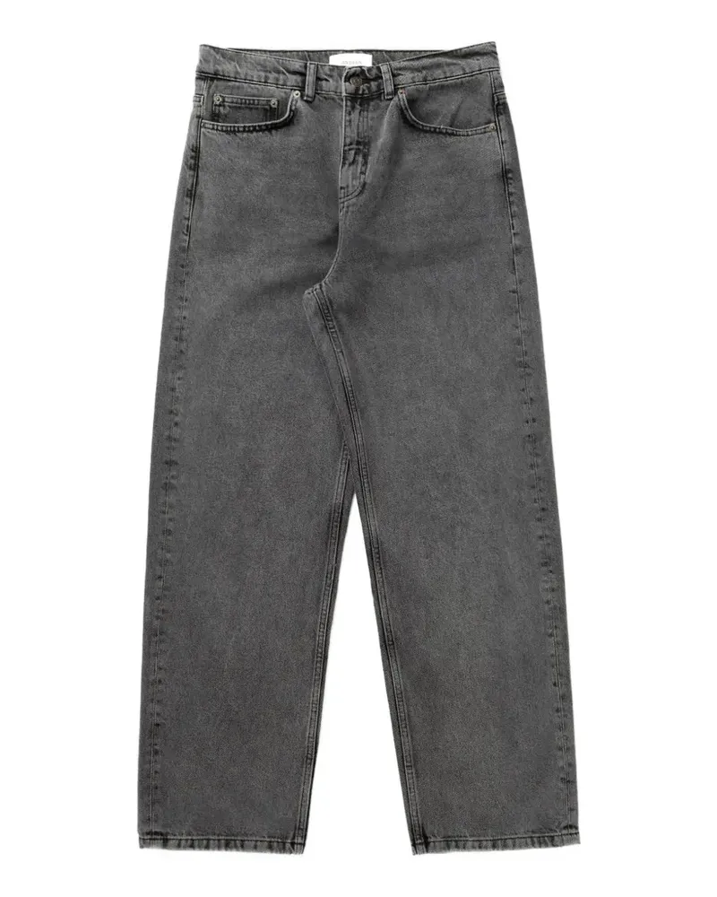 LES DEUX belt-loop straight jeans - Grau Grau