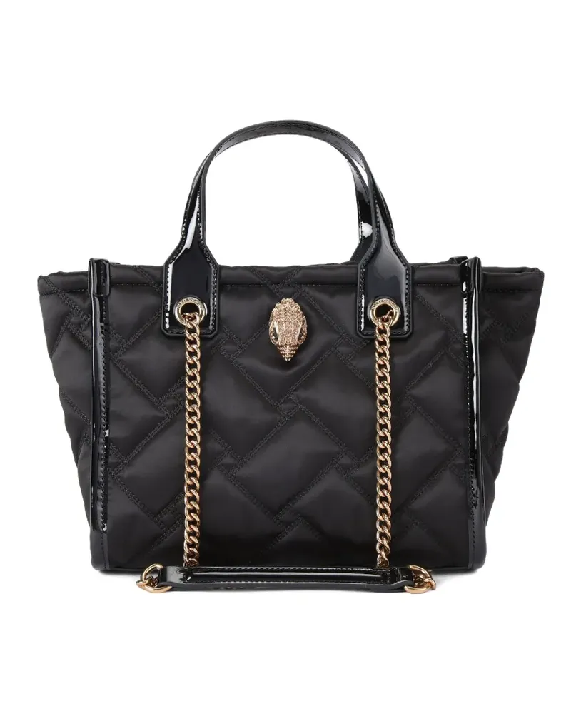Kurt Geiger Kleiner Hoxton Shopper mit Adlerkopf - Schwarz Schwarz