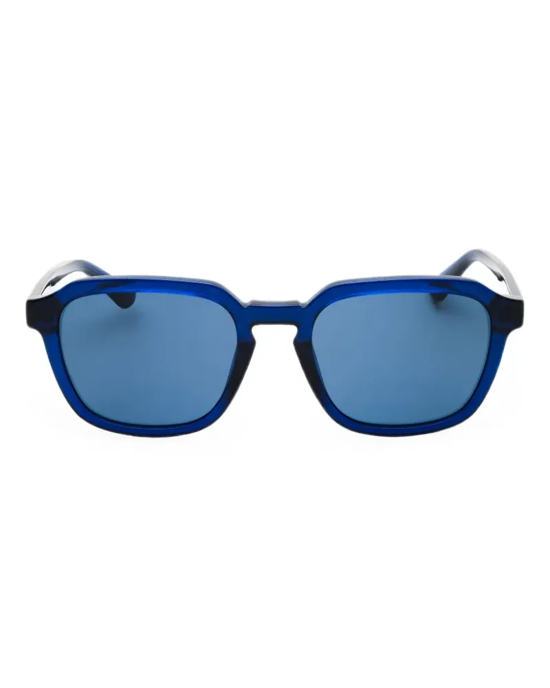 Calvin Klein geometric-frame sunglasses - Blau Blau