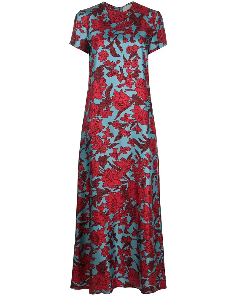 La DoubleJ Kleid mit Blumen-Print - Rot Rot