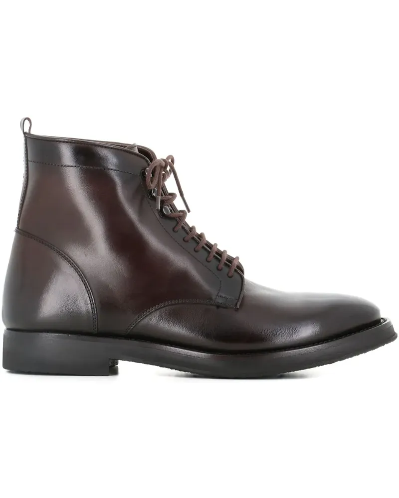 Alberto Fasciani Stiefel mit Schnürung 30mm - Braun Braun