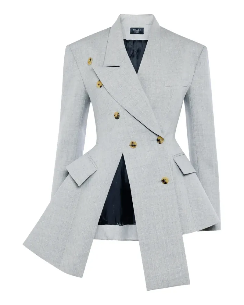 A.W.A.K.E. Asymmetrisches Jackett - Grau Grau
