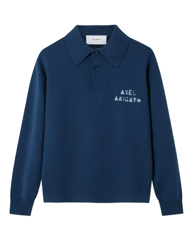Axel Arigato Frey Pullover mit Polokragen - Blau Blau
