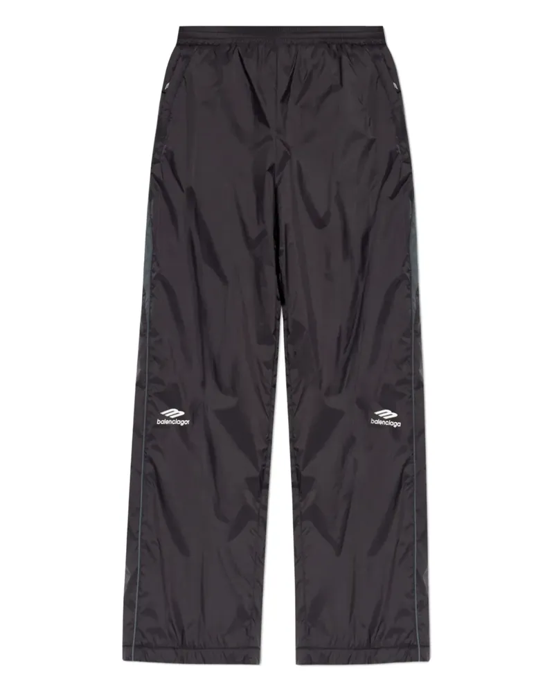 Balenciaga 3B Sports Icon Skihose mit Logo - Schwarz Schwarz