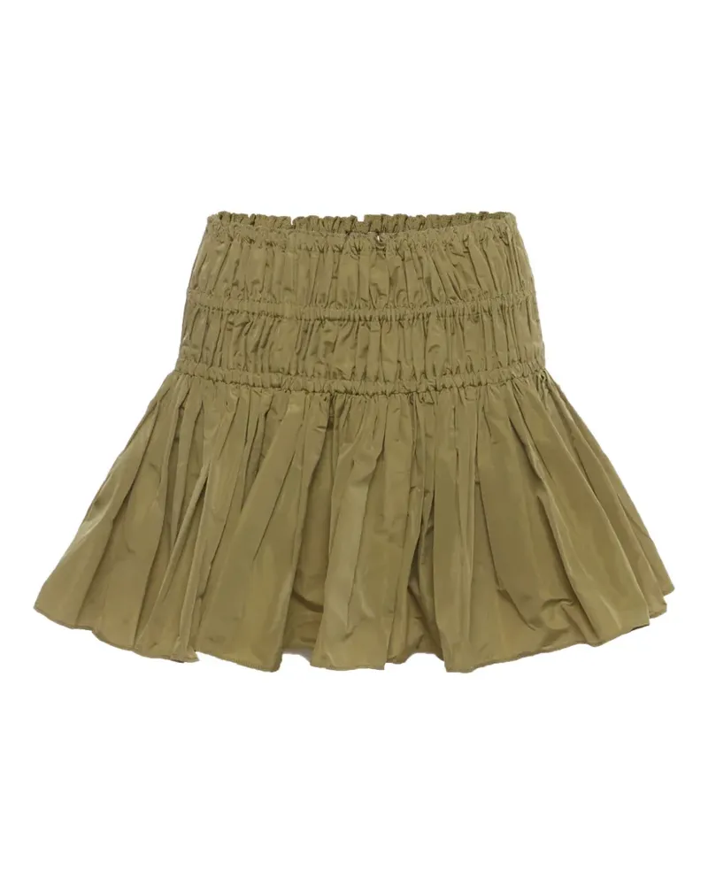 Maje smocked tiered skirt - Grün Grün