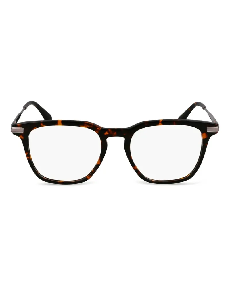 Paul Smith Eckige Brille in Schildpattoptik - Braun Braun