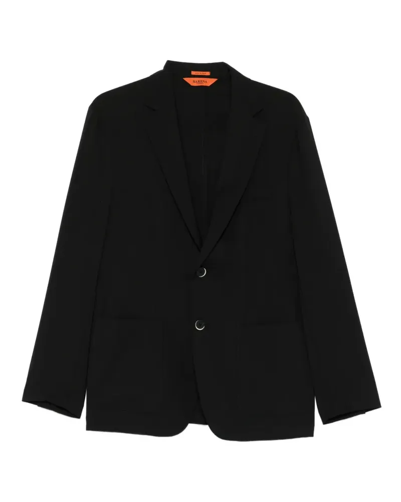 BARENA Borgo Tropical pocket blazer - Schwarz Schwarz