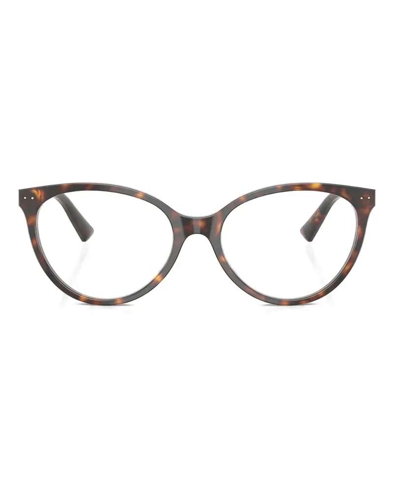 Jimmy Choo havana frame glasses - Braun Braun