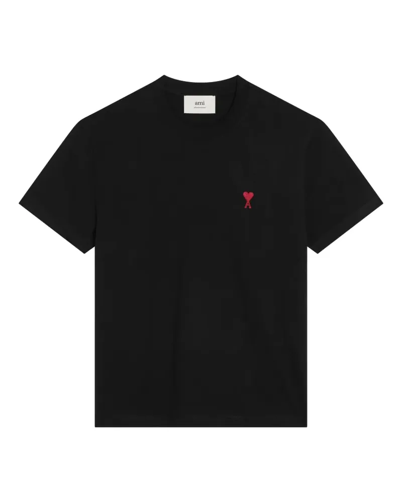 AMI Paris Ami de Coeur T-Shirt - Schwarz Schwarz