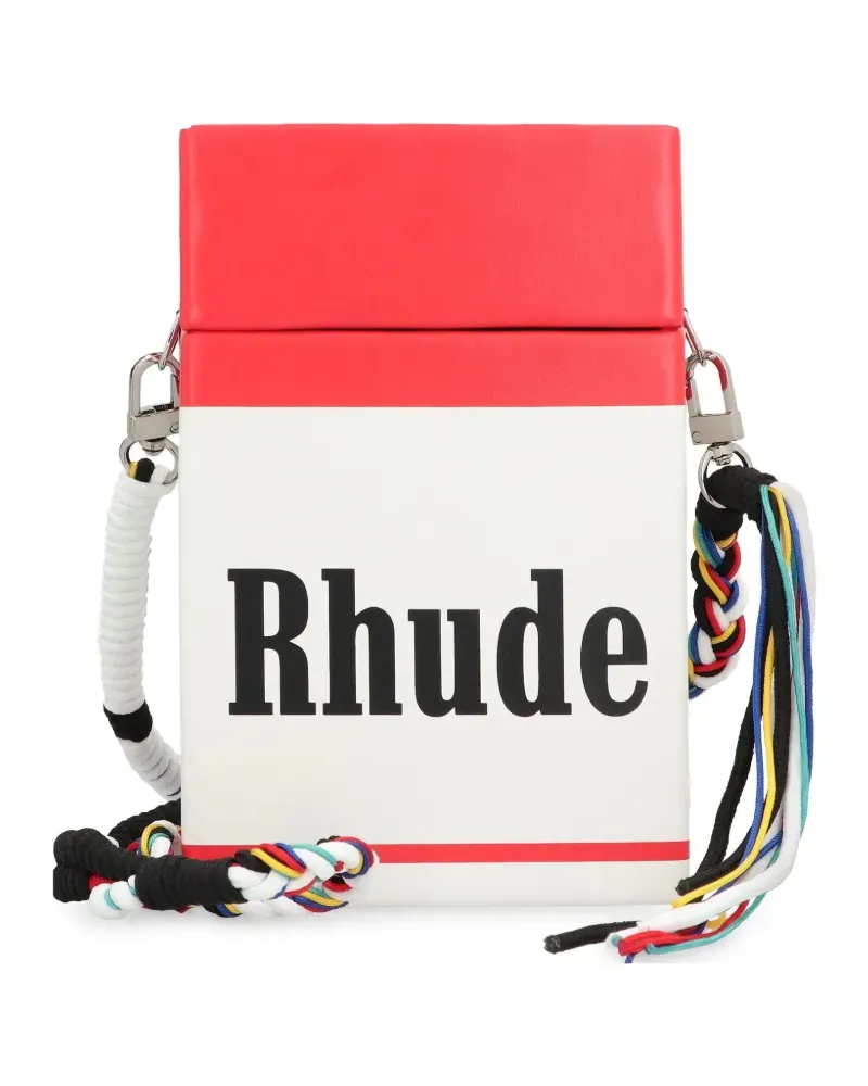 RHUDE Fumer Mal Umhängetasche - Rot Rot