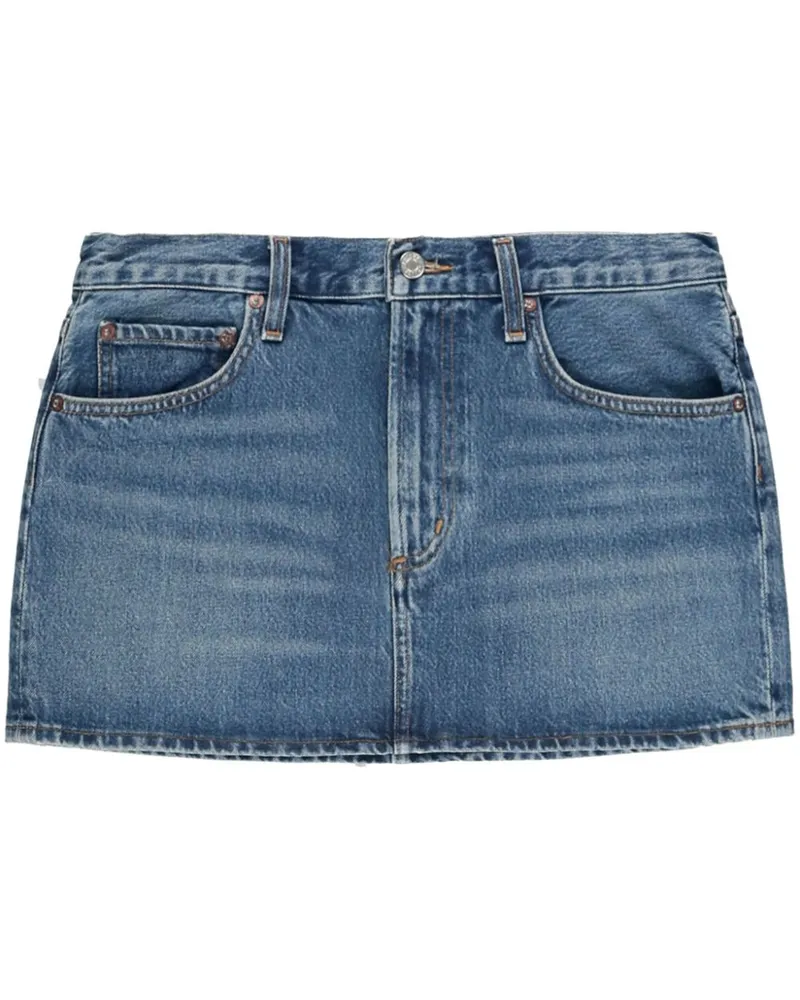 AGOLDE Alek Minirock - Blau Blau